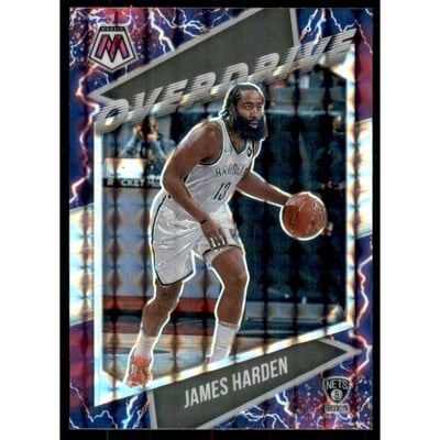 2020-21 Panini Mosaic Overdrive #17 James Harden