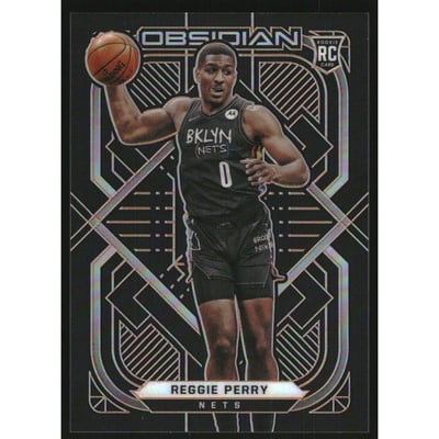2020-21 Panini Obsidian Electric Etch Orange #183 Reggie Perry