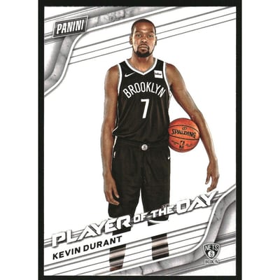 2020-21 Panini Player of the Day #4 Kevin Durant