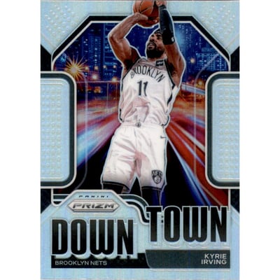 2020-21 Panini Prizm Downtown Bound Prizms Silver #23 Kyrie Irving