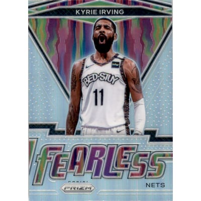 2020-21 Panini Prizm Fearless Prizms Silver #9 Kyrie Irving