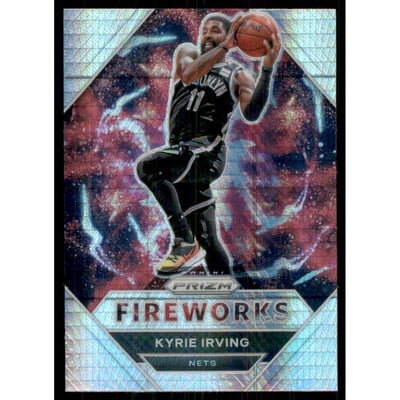 2020-21 Panini Prizm Fireworks Prizms Hyper #20 Kyrie Irving