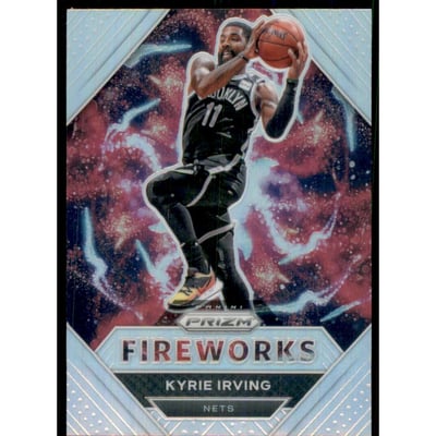 2020-21 Panini Prizm Fireworks Prizms Silver #20 Kyrie Irving