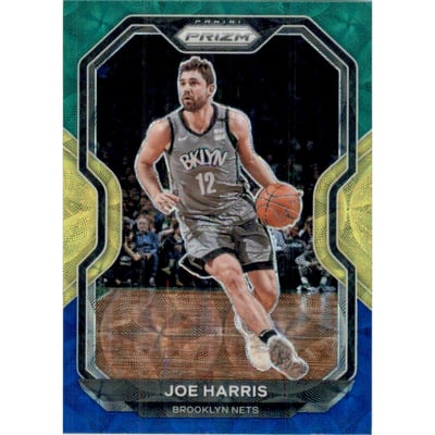 2020-21 Panini Prizm Prizms Choice Blue Yellow and Green #45 Joe Harris