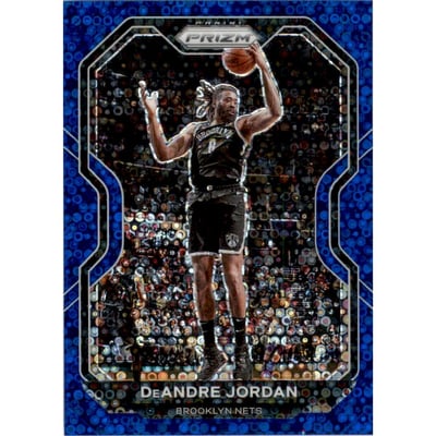 2020-21 Panini Prizm Prizms Fast Break Blue #130 DeAndre Jordan
