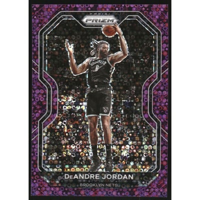 2020-21 Panini Prizm Prizms Fast Break Purple #130 DeAndre Jordan