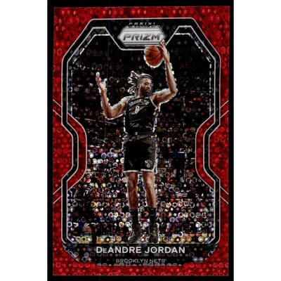 2020-21 Panini Prizm Prizms Fast Break Red #130 DeAndre Jordan