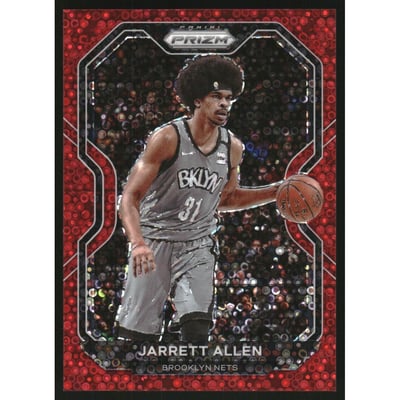 2020-21 Panini Prizm Prizms Fast Break Red #144 Jarrett Allen