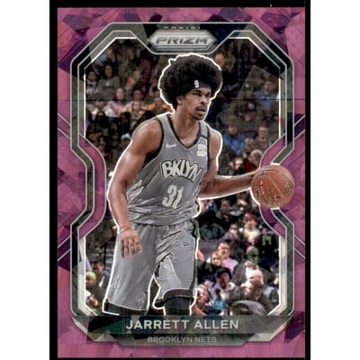 2020-21 Panini Prizm Prizms Purple Ice #144 Jarrett Allen