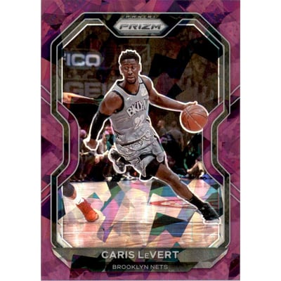 2020-21 Panini Prizm Prizms Purple Ice #162 Caris LeVert