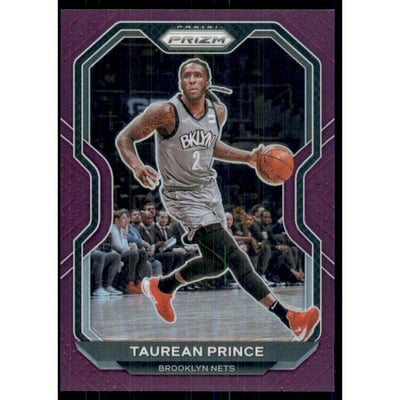 2020-21 Panini Prizm Prizms Purple #150 Taurean Prince