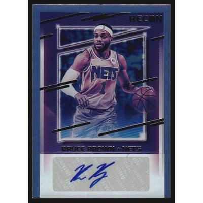 2020-21 Panini Recon Recon Signatures #27 Bruce Brown