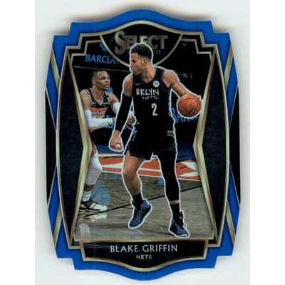 2020-21 Select Prizms Blue Die Cut #129 Blake Griffin