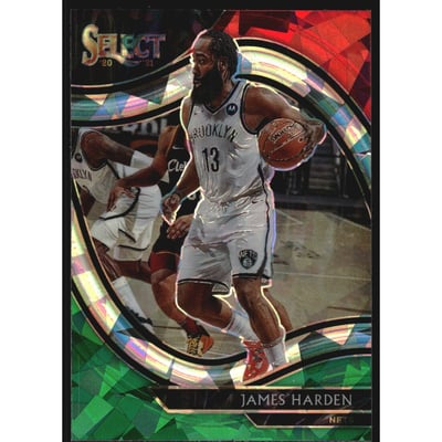 2020-21 Select Prizms Red White Green Ice #212 James Harden