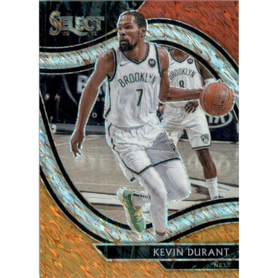 2020-21 Select Prizms Red White Orange Shimmer #259 Kevin Durant