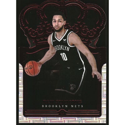 2021-22 Crown Royale Crystal Red #6 Ben Simmons