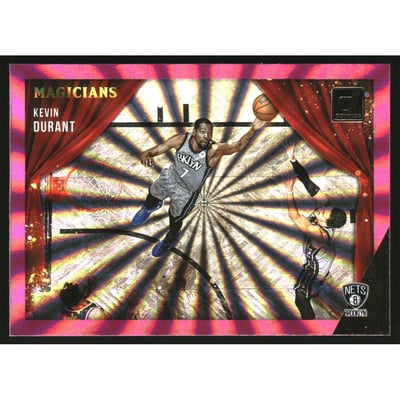 2021-22 Donruss Magicians Holo Pink Laser #7 Kevin Durant