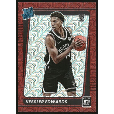 2021-22 Donruss Optic Choice Red #154 Kessler Edwards