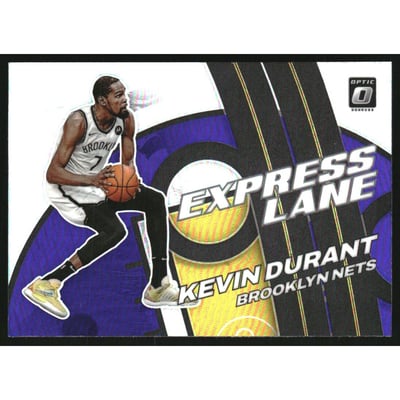 2021-22 Donruss Optic Express Lane Purple #25 Kevin Durant