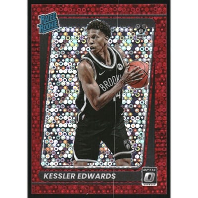 2021-22 Donruss Optic Fast Break Red #154 Kessler Edwards