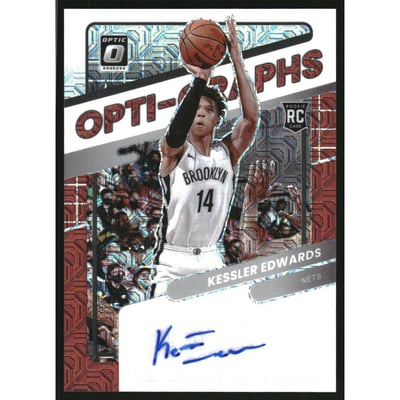 2021-22 Donruss Optic Opti-Graphs Choice #87 Kessler Edwards