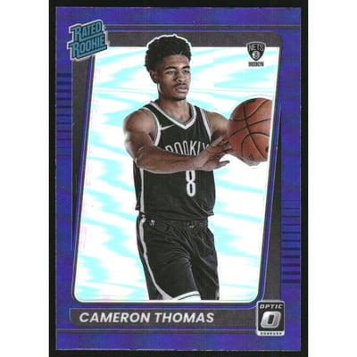 2021-22 Donruss Optic Purple #153 Cameron Thomas