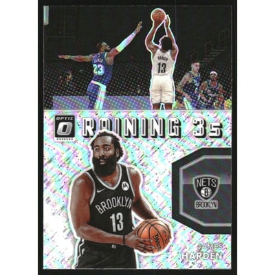 2021-22 Donruss Optic Raining 3s Holo #5 James Harden