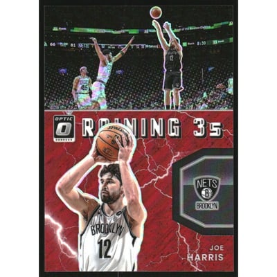 2021-22 Donruss Optic Raining 3s Red #14 Joe Harris