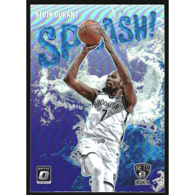 2021-22 Donruss Optic Splash! Purple #7 Kevin Durant