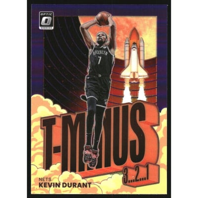 2021-22 Donruss Optic T-Minus 3...2...1... Purple #6 Kevin Durant