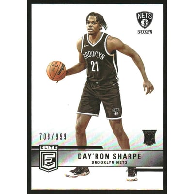 2021-22 Elite #220 Day'Ron Sharpe RC