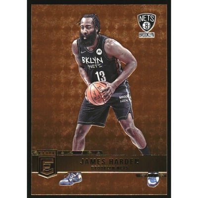 2021-22 Elite Orange #123 James Harden