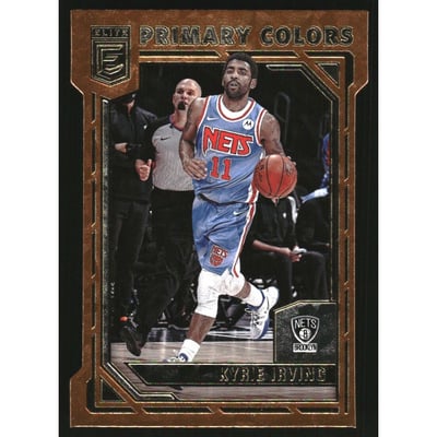 2021-22 Elite Primary Colors Orange Die Cut #1 Kyrie Irving