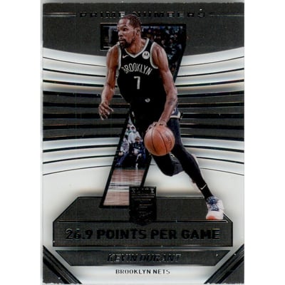 2021-22 Elite Prime Numbers #8 Kevin Durant
