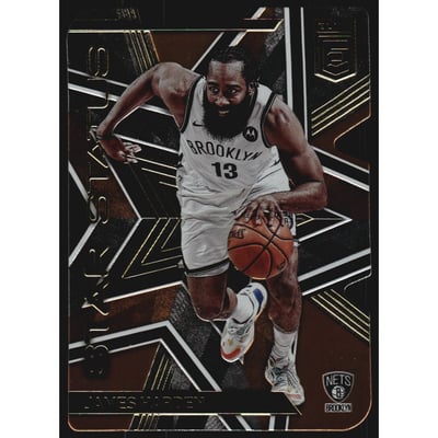 2021-22 Elite Star Status Orange Die Cut #2 James Harden