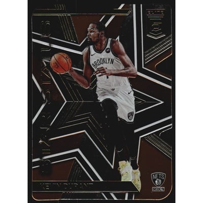2021-22 Elite Star Status Orange Die Cut #6 Kevin Durant