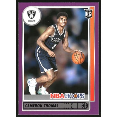 2021-22 Hoops Purple #231 Cameron Thomas