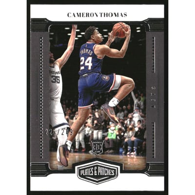 2021-22 Panini Chronicles #421 Cameron Thomas/Plates and Patches