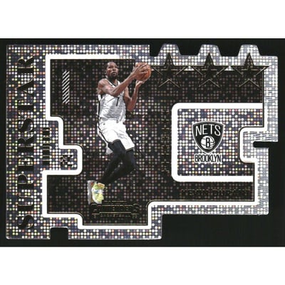 2021-22 Panini Contenders Superstar Die-Cuts #10 Kevin Durant