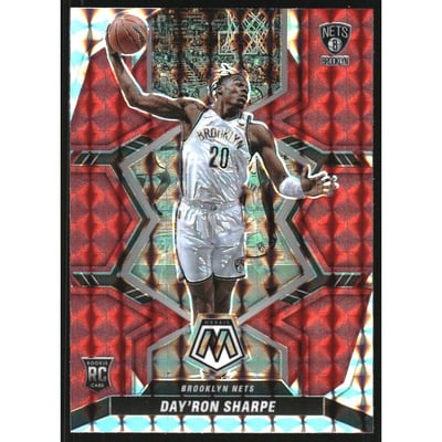 2021-22 Panini Mosaic Mosaic Red #227 Day'Ron Sharpe