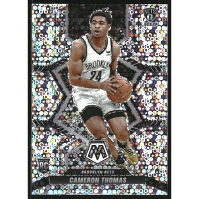 2021-22 Panini Mosaic Rookie Variations Fast Break #215 Cameron Thomas