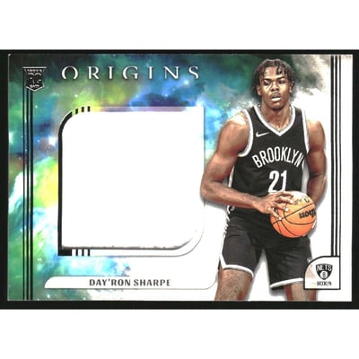2021-22 Panini Origins Rookie Jumbo Jerseys #29 Day'Ron Sharpe