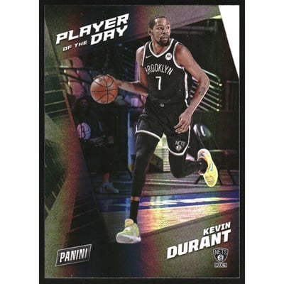 2021-22 Panini Player of the Day Double Rainbow #5 Kevin Durant