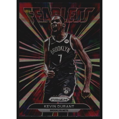 2021-22 Panini Prizm Fearless Prizms Silver #2 Kevin Durant