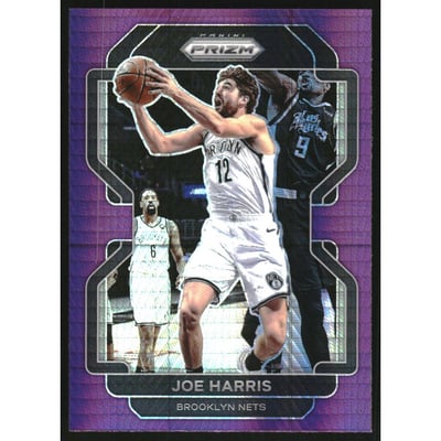 2021-22 Panini Prizm Prizms Factory Set Purple Hyper #95 Joe Harris