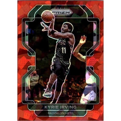 2021-22 Panini Prizm Prizms Red Ice #99 Kyrie Irving