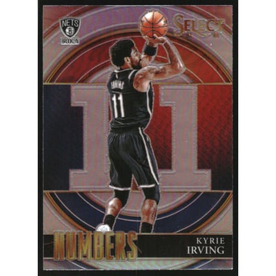 2021-22 Select Numbers Prizms Silver #21 Kyrie Irving