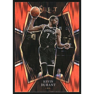 2021-22 Select Prizms Orange Flash #135 Kevin Durant