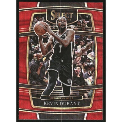 2021-22 Select Prizms Red Wave #50 Kevin Durant