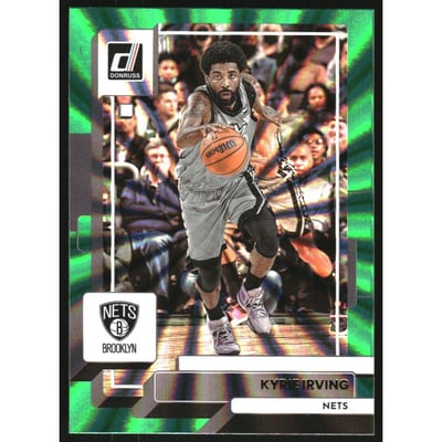 2022-23 Donruss Holo Green Laser #7 Kyrie Irving